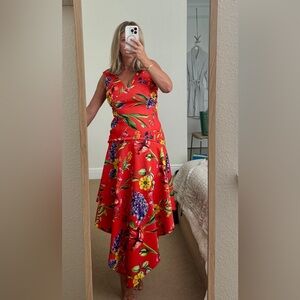 True Violet formal high low dress